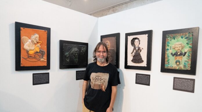 Artista plástico Genin Guerra apresenta obras de uma década em exposição na FCCDA