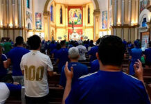 Em missa lotada de torcedores, Cruzeiro celebra 101 anos de fundação