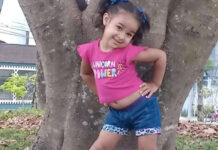 Menina de 2 anos morre após cair de bicicleta que havia ganhado de Natal