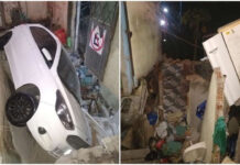 Bar em BH desaba, carro é engolido e três são soterrados