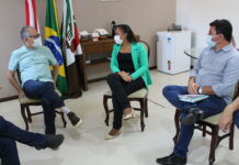 Deputada estadual Ana Paula Siqueira visita prefeito e vice de João Monlevade