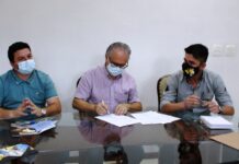 Dr. Laércio dá ordem de serviço para construção de nova ponte no bairro Santa Cruz