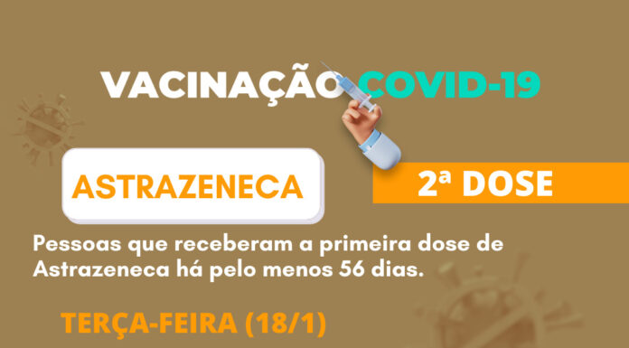 Prefeitura aplica as três doses da vacina nesta terça-feira