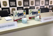 Polícia apreende 230 toneladas e descobre esquema de falsificação de sabão