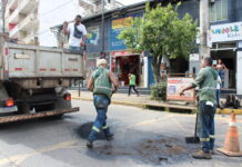 Prefeitura de João Monlevade retorna operação tapa buracos
