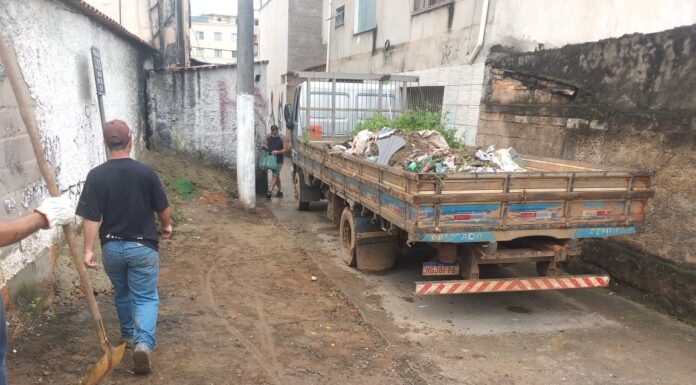 Em uma semana, Prefeitura retira 15 caminhões de entulhos e lixo das ruas de João Monlevade
