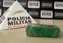 Polícia Rodoviária prende dois homens com barra de maconha em Rio Piracicaba