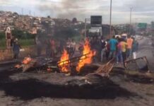 Protesto por moradia fecha Anel Rodoviário, em BH