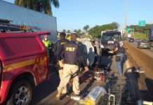 Duas pessoas morrem carbonizadas em acidente na BR-381