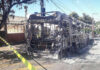Ônibus é incendiado em BH e criminosos deixam carta