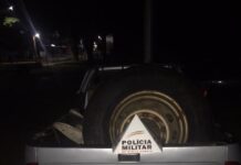 Ladrão de pneus é preso em flagrante essa madrugada em João Monlevade