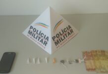 Traficante vendia droga no caminho da escola em São Gonçalo do Rio Abaixo