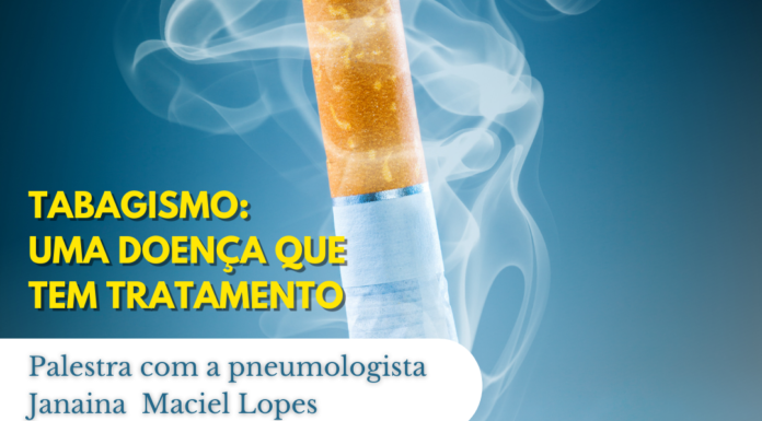 Secretaria de Saúde, realiza palestra contra o tabagismo