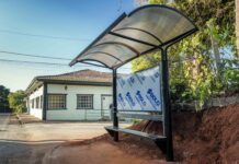 Pontos de ônibus ganham espelhos convexos