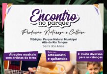 Próxima edição do “Encontro no Parque” acontece no Parque Natural Alto do Rio Tanque