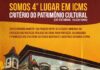 Santa Bárbara fica em 4° lugar em ICMS Critério do Patrimônio Cultural no estado de Minas Gerais