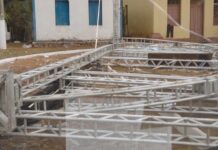 Trabalhador cai de altura de 7 metros enquanto desmontava palco em Santa Bárbara