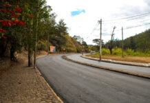 Primeira etapa das obras de asfaltamento no Baú termina nesta semana
