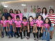 JEMG: Prefeito e vice recebem alunas do futsal feminino da Escola Municipal Germin Loureiro
