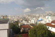 “Do nada”: chuva surpreende moradores de BH neste sábado