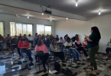 Monitoras do transporte escolar (rota) de João Monlevade participam de treinamento