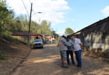 Rede elétrica passa por mudanças para conclusão da instalação de ponte no bairro Santa Cruz