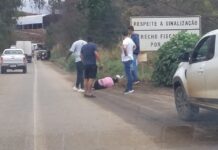 Mulher é atropelada na BR-381 em João Monlevade