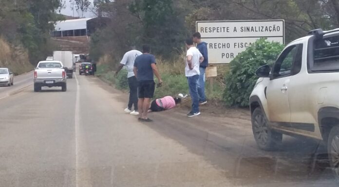 Mulher é atropelada na BR-381 em João Monlevade