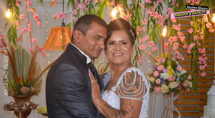 Jussara Martins e Antônio Batista se casam com muita alegria e animação
