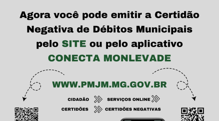 Prefeitura de João Monlevade emite Certidão Negativa de Débito de forma online