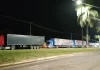 Paralisação de caminhoneiros deixa trânsito lento na BR-381 em Ipatinga