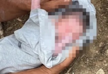 Bebê é jogada em rio dentro de mochila horas depois do nascimento