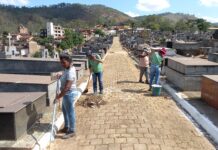 Prefeitura de João Monlevade prepara os cemitérios para o Dia de Finados