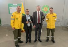 Brigada Florestal Voluntária recebe Juiz de Direito e Ministério Publico para entrega de equipamentos