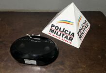 Larápio esconde produto de furto, debaixo de veículo em Santa Bárbara