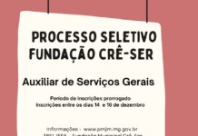 Fundação Crê-Ser: Inscrições prorrogadas para auxiliar de serviços gerais