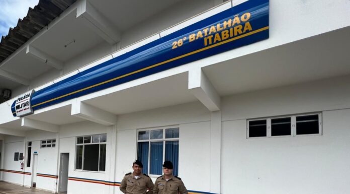 ITABIRA – 26º BPM recebe aspirantes a oficial