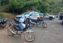 Motos furtadas em João Monlevade, são recuperadas no São João
