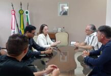 Prefeito de João Monlevade recebe representantes da Segurança Pública estadual